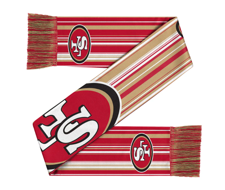 SF 49ers Stripe Scarf