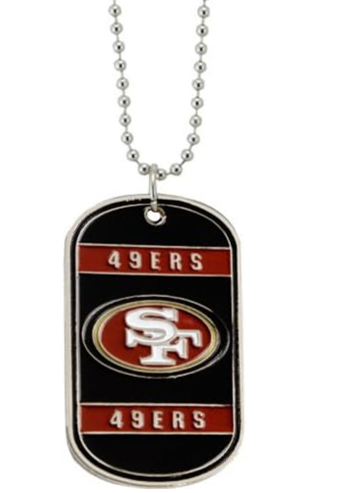 SF 49ers Tag Necklace