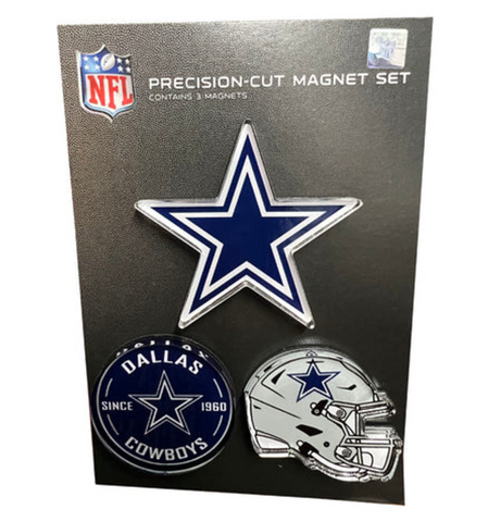 Dallas Cowboys 3pc Magnet Set