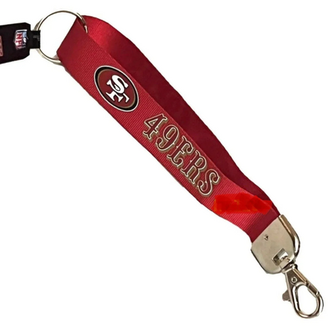SF 49ers WristletKey Ring Lanyard