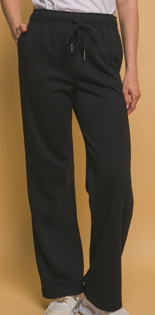 Elastic Waistband Sweatpants Love Tree 6974