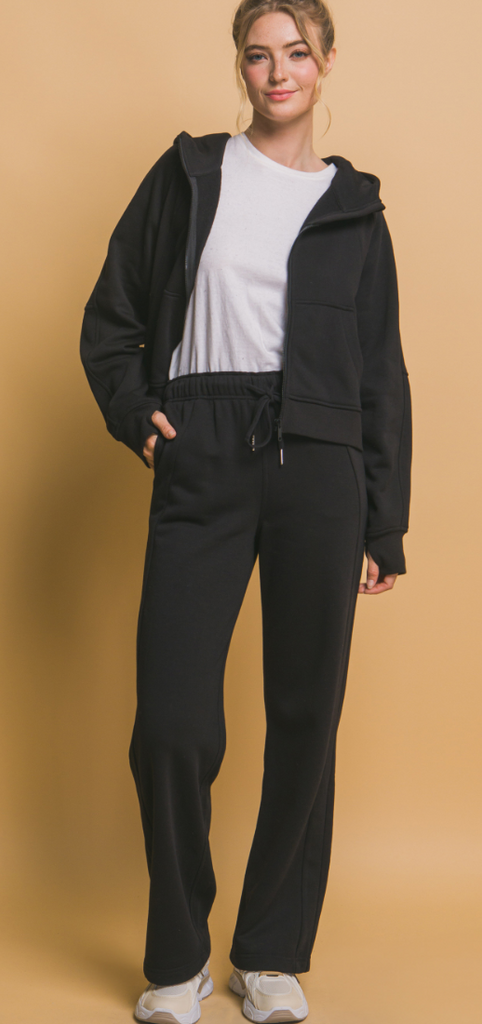 Elastic Waistband Sweatpants Love Tree 6974