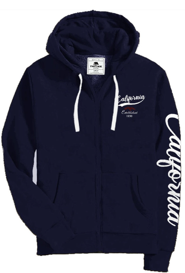 California Fleece Zipper Hoody 869