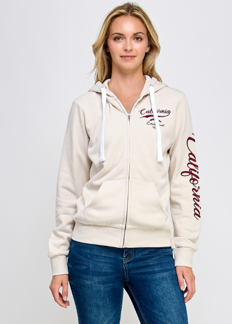 California Fleece Zipper Hoody 869