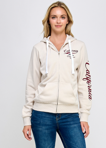 California Fleece Zipper Hoody 869