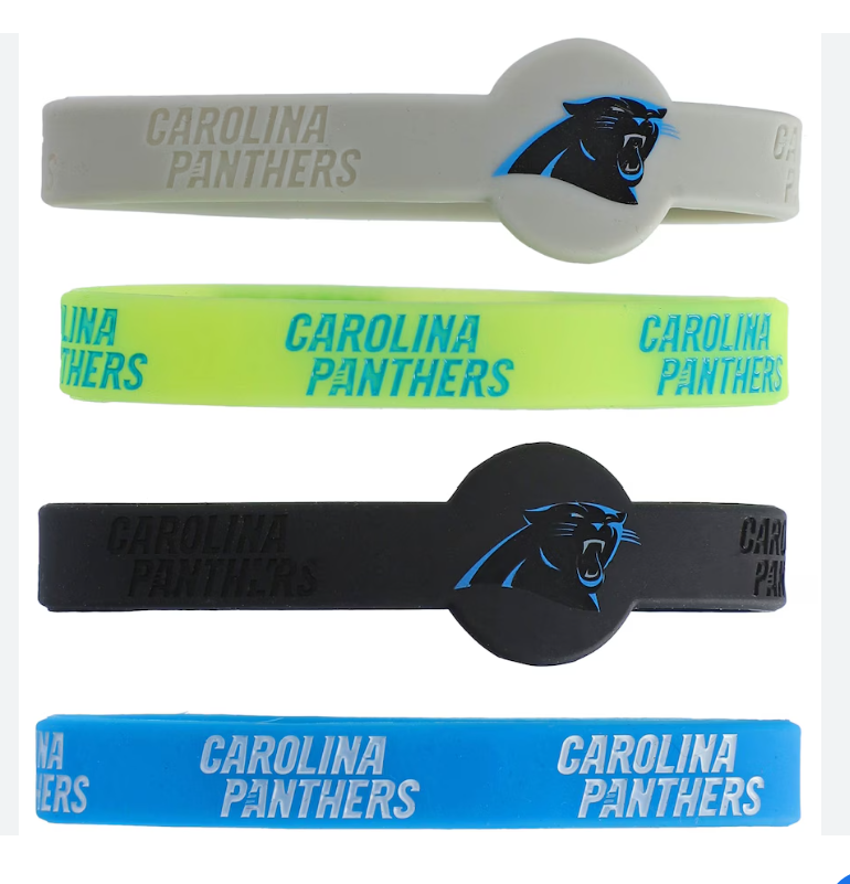 Carolina Panthers 4PK Bracelets