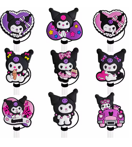 Kuromi Straw Stopper