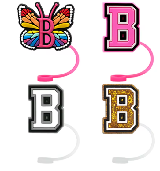 Straw Stopper Alphabet Letter