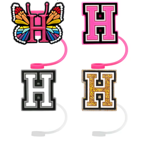 Straw Stopper Alphabet Letter