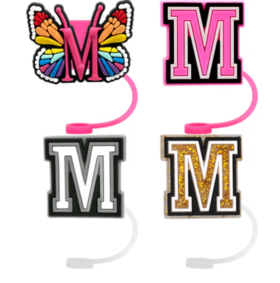 Straw Stopper Alphabet Letter