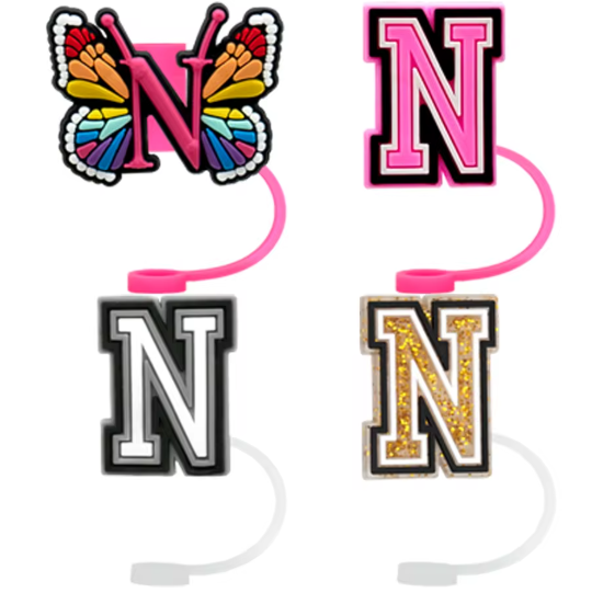 Straw Stopper Alphabet Letter