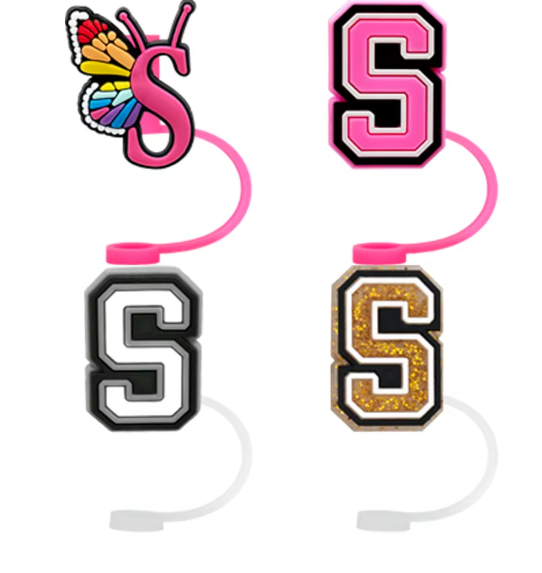 Straw Stopper Alphabet Letter