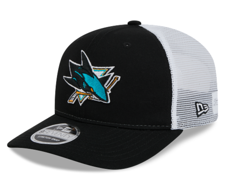 San Jose Sharks 9SEVENTY Truckers Stretch-Snap Hat