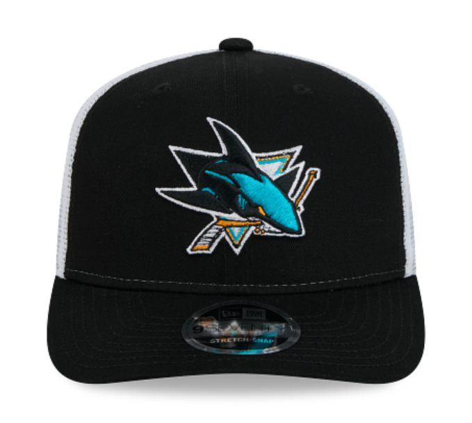 San Jose Sharks 9SEVENTY Truckers Stretch-Snap Hat