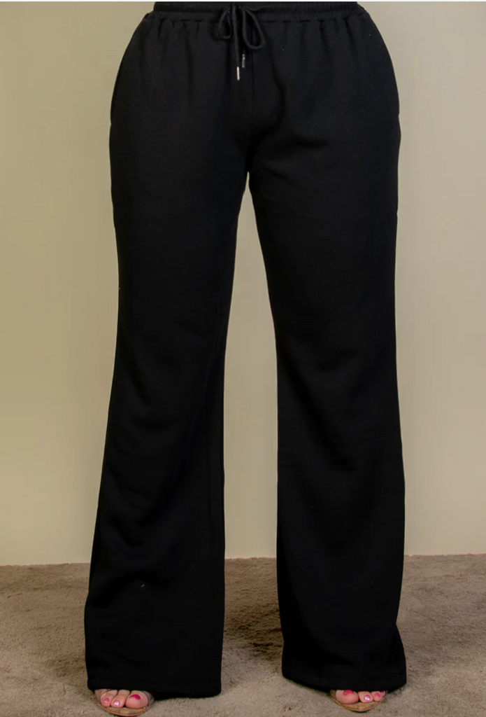 Wide Leg Sweatpants Plus 5398