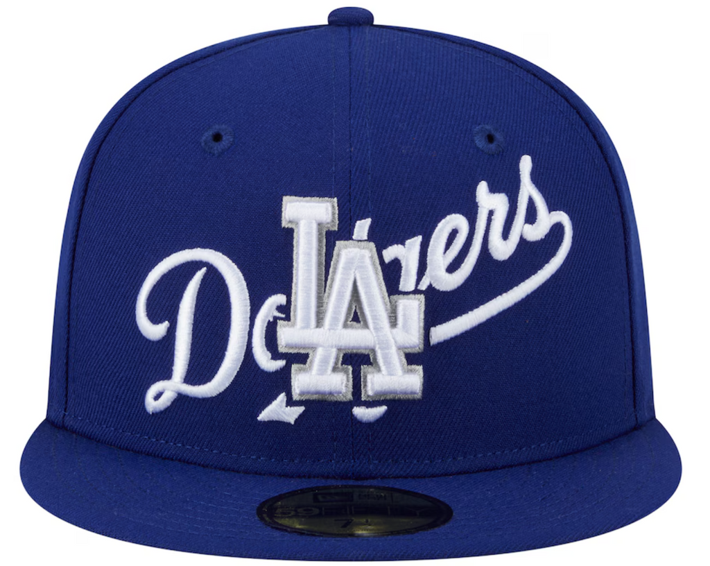 LA Dodgers Overlap Fitted Cap
