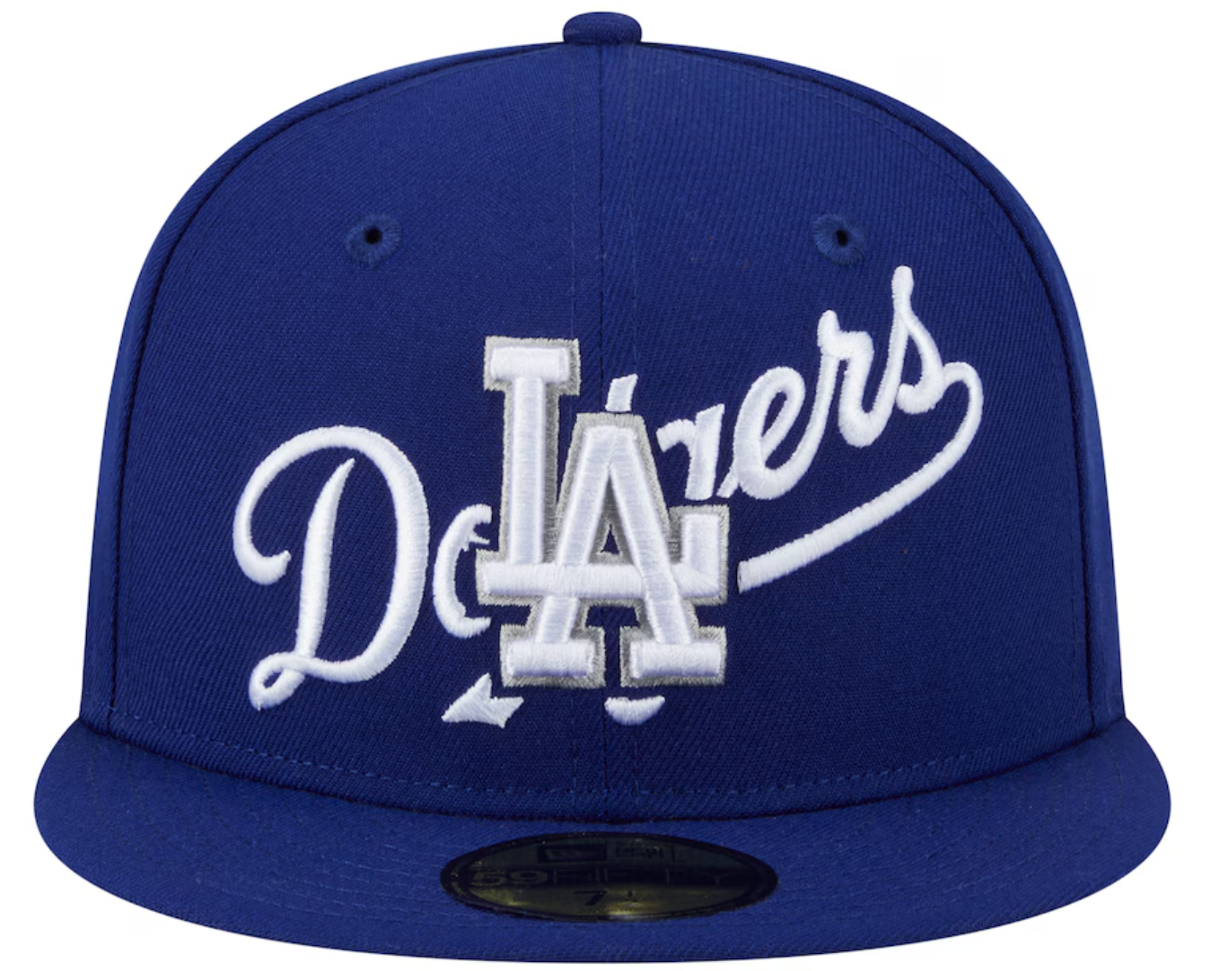 LA Dodgers Overlap Fitted Cap - Craze Fashion