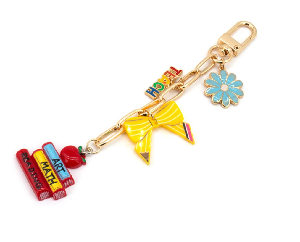 Teacher Charm Keychain