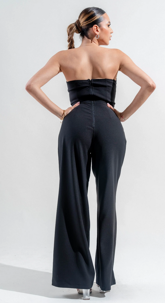 Sweetheart Wide Leg Jumpsuit 11249