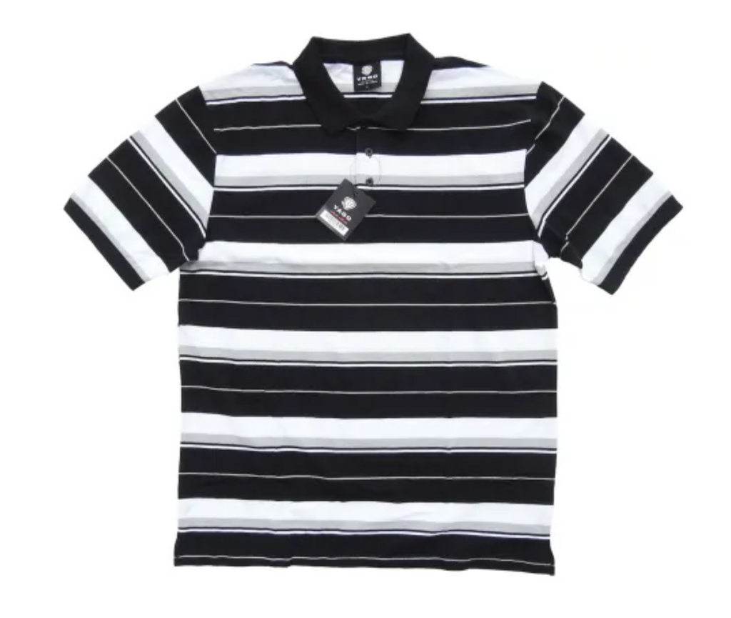 Yago Striped Polo  D1