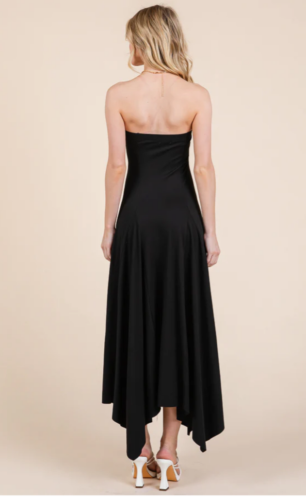 Tube Top Flare Dress 54792