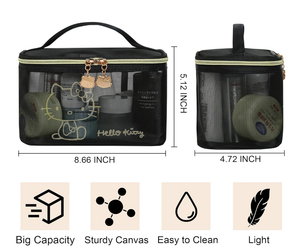 Hello Kitty Cosmetic Bag w/Handle