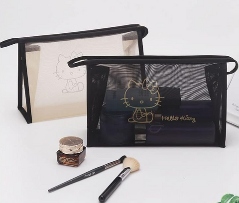 Hello Kitty Cosmetic Mesh Bag