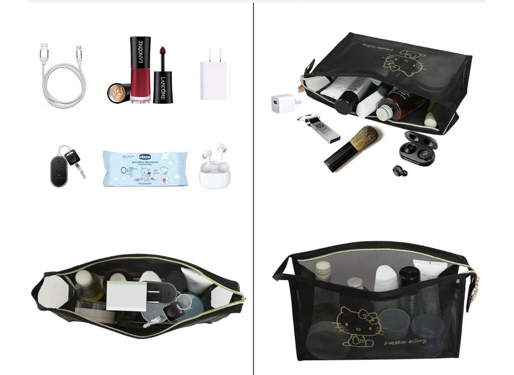 Hello Kitty Cosmetic Mesh Bag