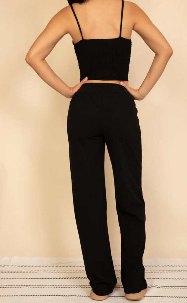 Spaghetti Strap Bralette & Wide Leg Pants Set 5613