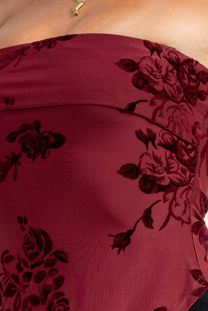 Asymmetrical Tube Top Privy 45534