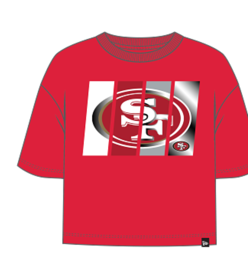 SF 49ers Panel Boxy Top