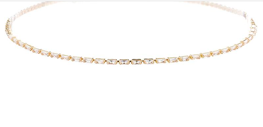 Crystal Baguette Choker