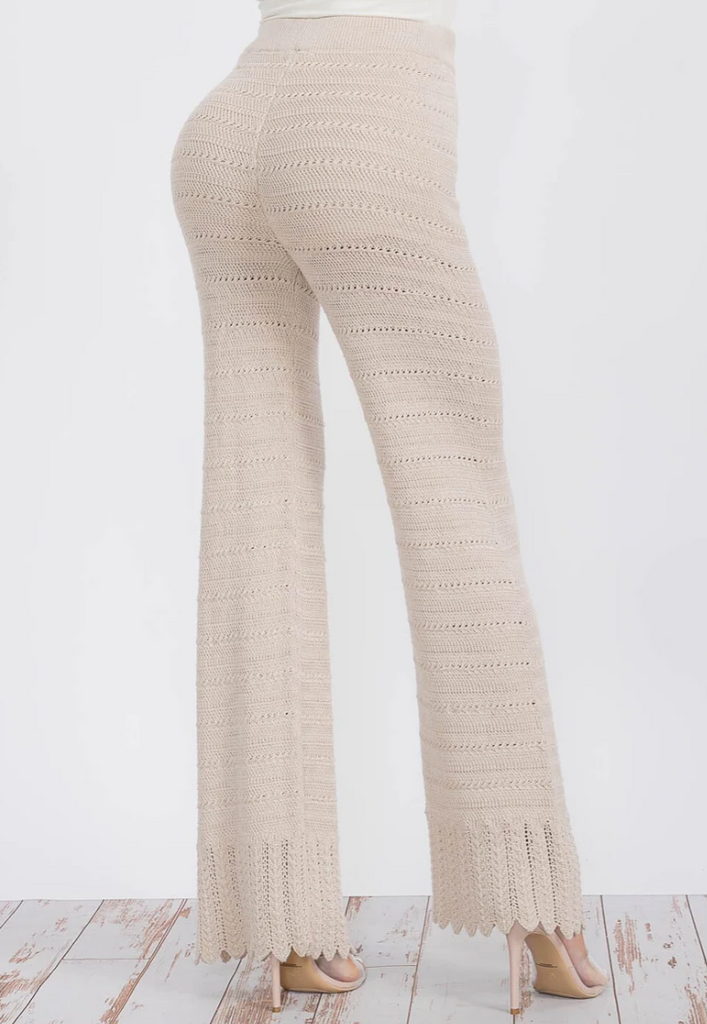 Wide Leg Knit Pants 5155