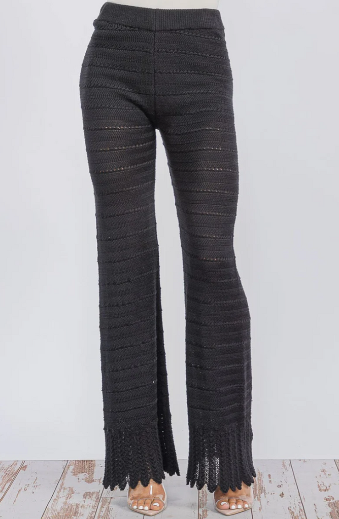 Wide Leg Knit Pants 5155