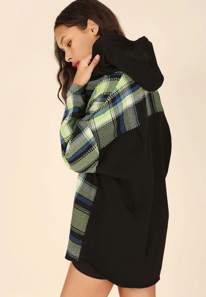 Plaid Oversized Jacket 27251