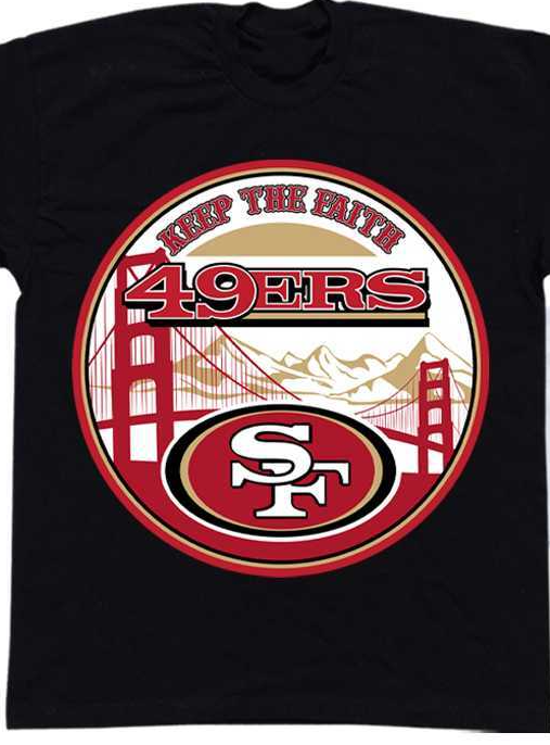 SF 49ers Keep The Faith Tee