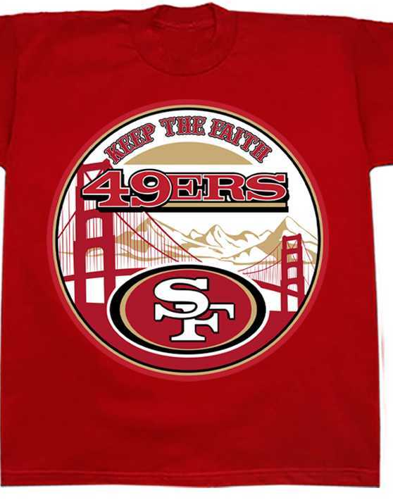 SF 49ers Keep The Faith Tee