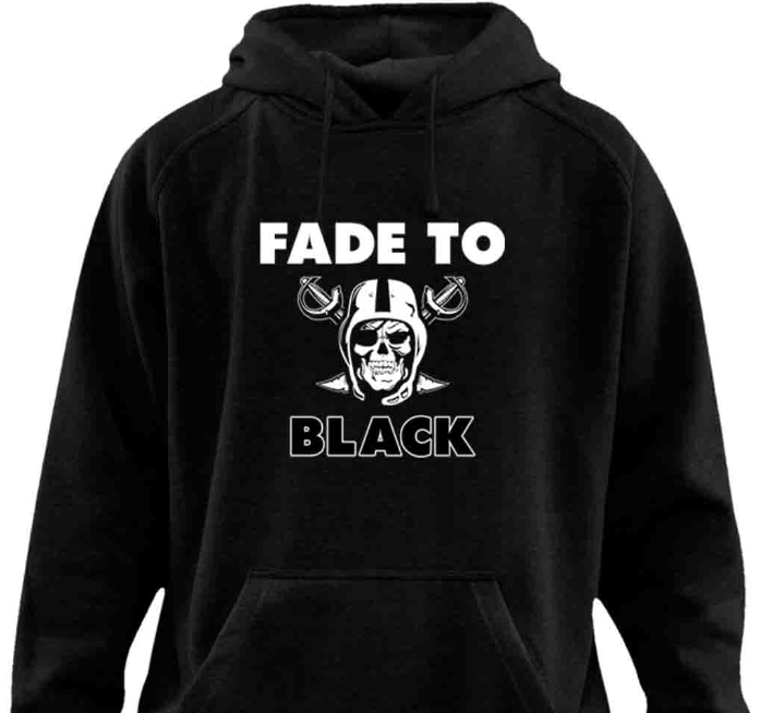 LV Raiders Fade To Black Hoody