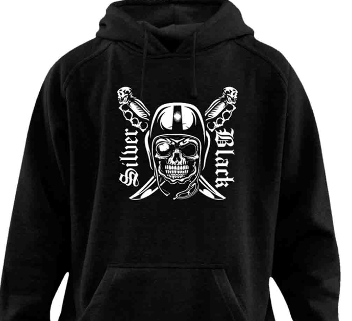 LV Raiders Silver & Black One Nation Hoody