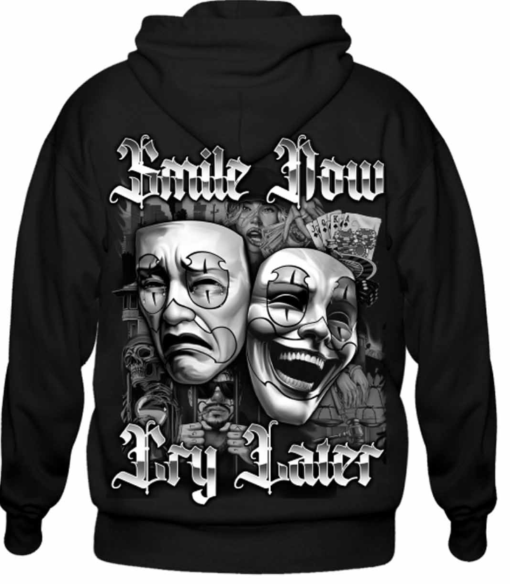 Smile Now Cry Later Graphic Hoody