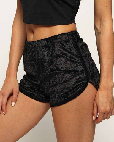 Crushed Velvet Shorts 30698