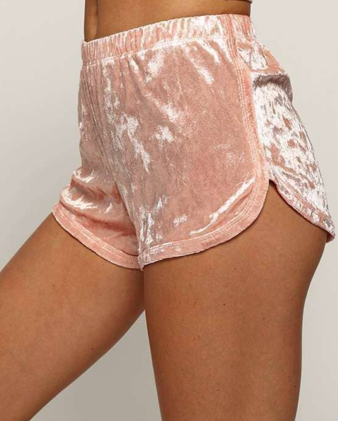 Crushed Velvet Shorts 30698