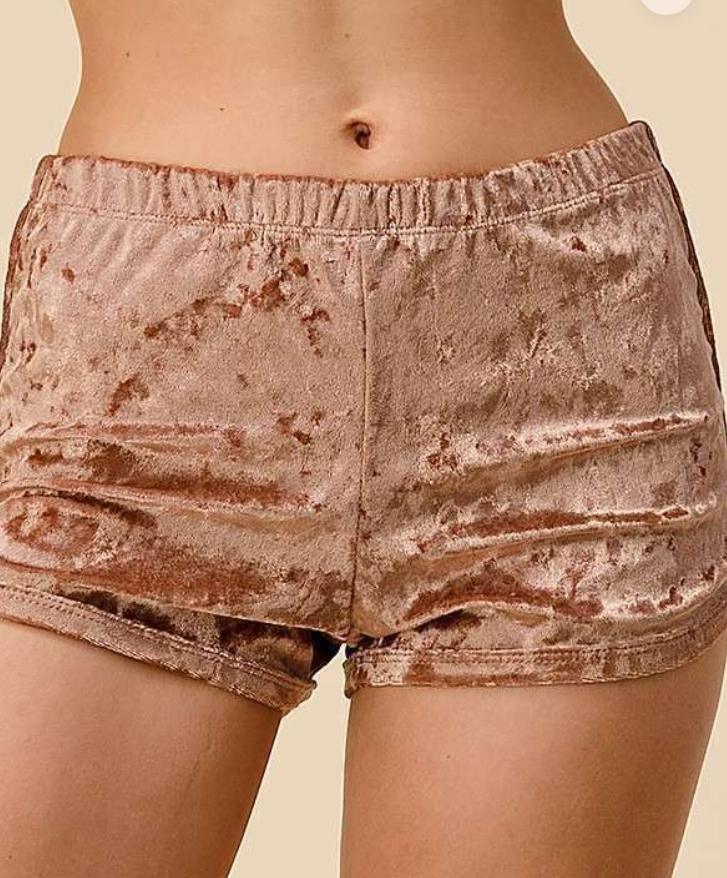 Crushed Velvet Shorts 30698