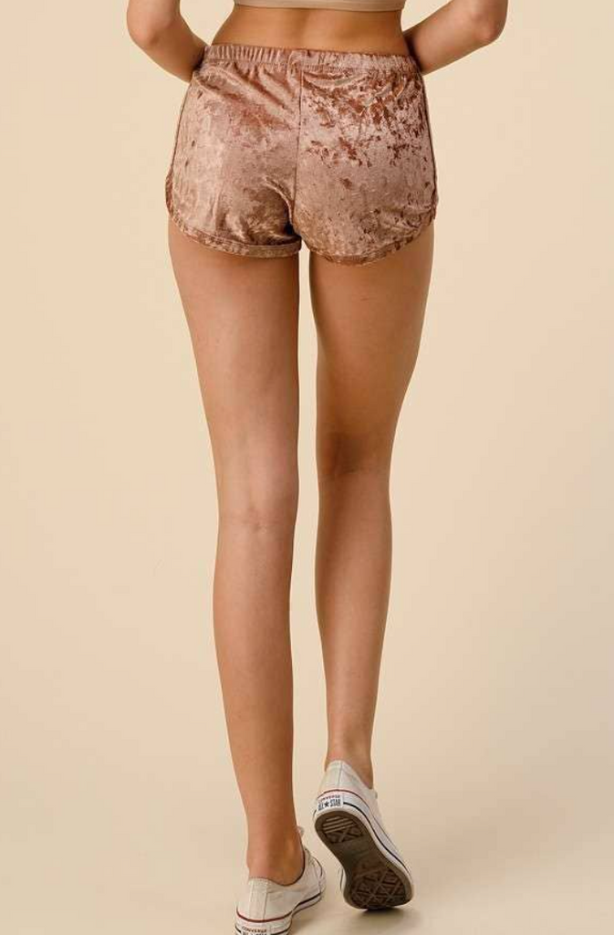 Crushed Velvet Shorts 30698