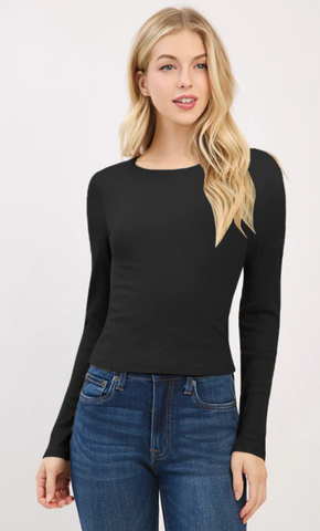 Double Layer Long Sleeve Top 56762