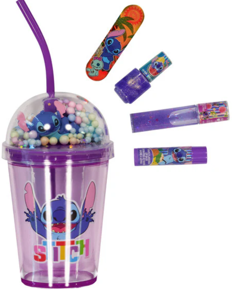 Stitch Cosmetic Tumbler Gift Set