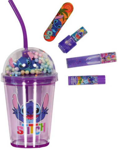 Stitch Cosmetic Tumbler Gift Set