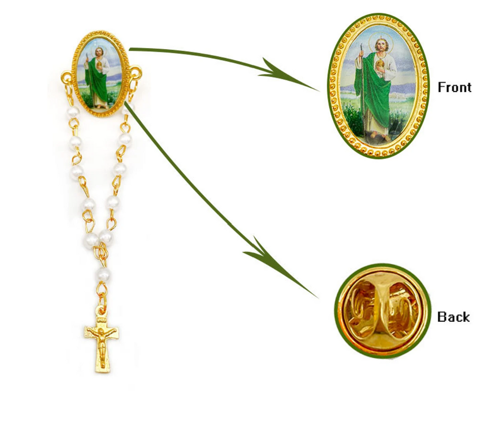 San Judas Rosary Pin