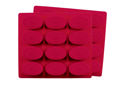 SF 49ers Set of 2 Ice Trays