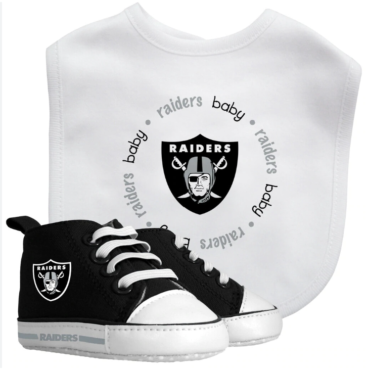 LV Raiders Bib & Shoe Set
